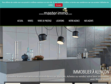 Tablet Screenshot of master-immo.com
